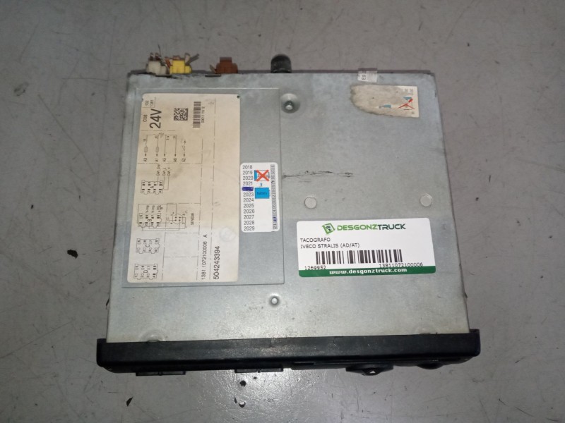 Recambio de tacografo para iveco stralis (ad/at) 10.3 diesel referencia OEM IAM 13811072100006 504243394 0001111512