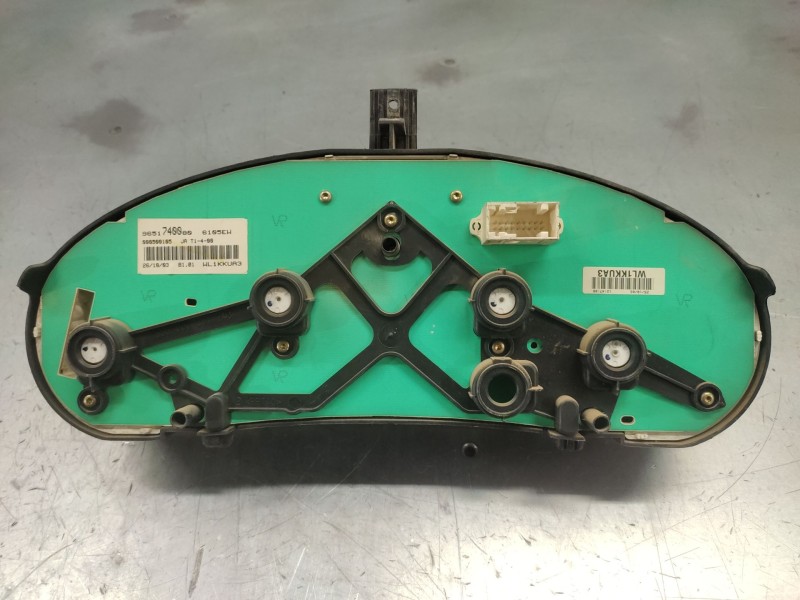 Recambio de cuadro instrumentos para peugeot partner (s1) 2.0 hdi cat referencia OEM IAM 9651740080  