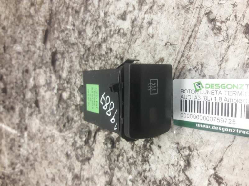 Recambio de boton luneta termica para audi a3 (8l) 1.8 ambiente referencia OEM IAM 8L0941503B 5 PINS 
