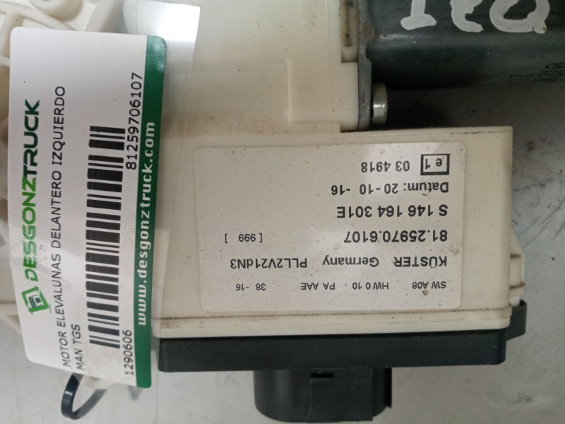 Recambio de motor elevalunas delantero izquierdo para man tgs referencia OEM IAM 81259706107  