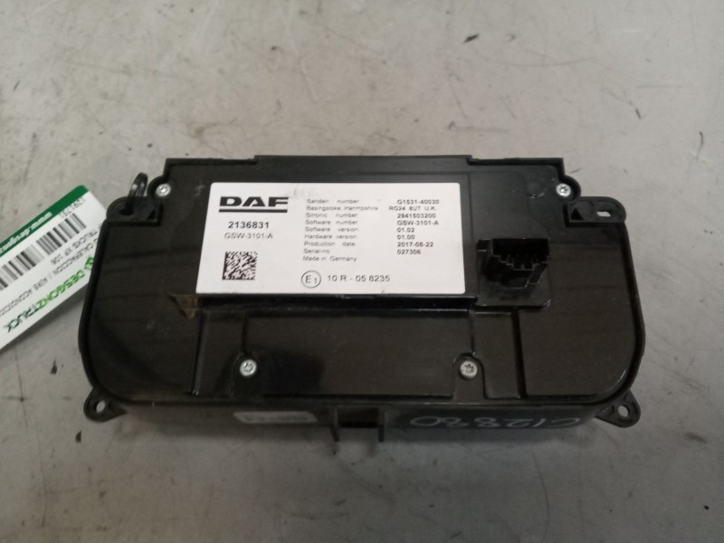 Recambio de mando calefaccion / aire acondicionado para daf trucks xf 106 480 referencia OEM IAM 2136831  