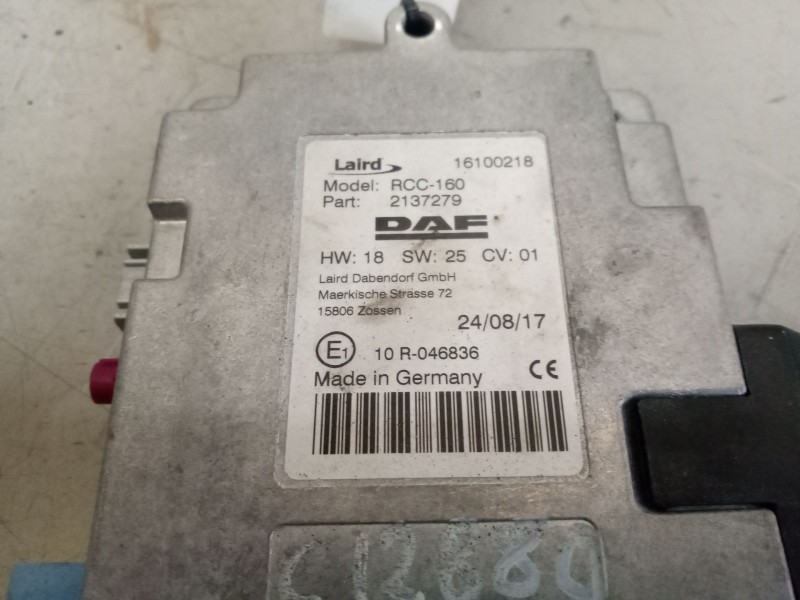 Recambio de modulo electronico para daf trucks xf 106 480 referencia OEM IAM 2137279  