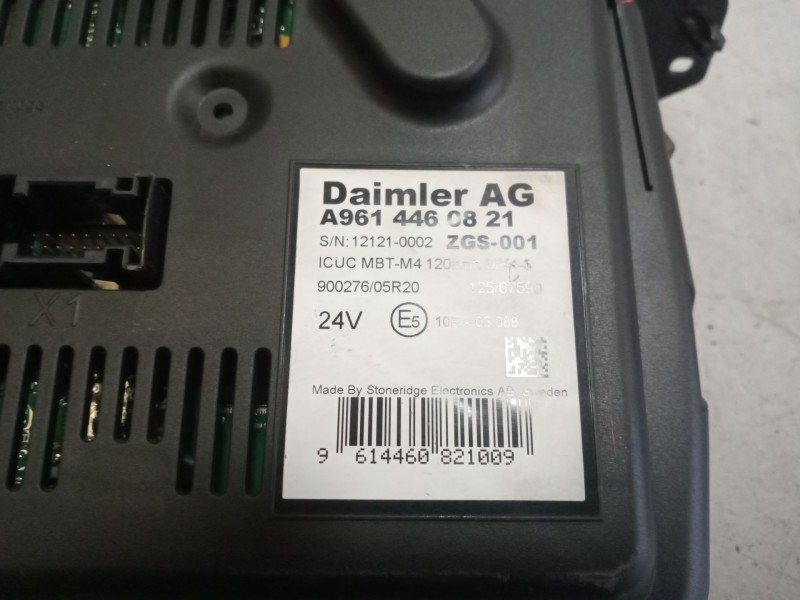 Recambio de cuadro instrumentos para mercedes-benz actros bm 963.xxx 2-achser referencia OEM IAM A9614460821  