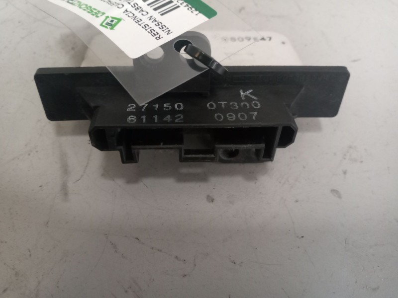 Recambio de resistencia calefaccion para nissan cabstar e referencia OEM IAM 27150OT300  271500T300
