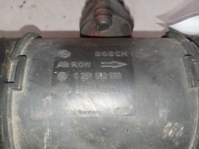 Recambio de caudalimetro para nissan cabstar 01.04  3.0 diesel referencia OEM IAM 2268069T61  0281002663