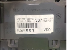 Recambio de cuadro instrumentos para seat ibiza iii (6l1) 1.2 referencia OEM IAM 6L0920801   2