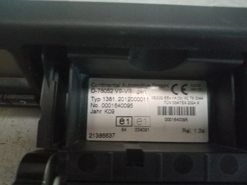 Recambio de tacografo para volvo fh xxx referencia OEM IAM 13812012000011 21386637 0001640095