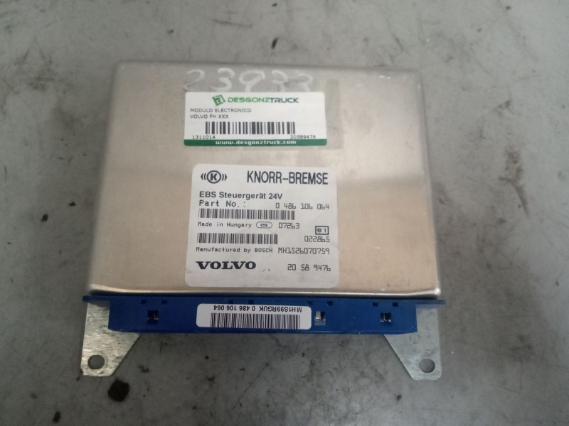 Recambio de modulo electronico para volvo fh xxx referencia OEM IAM 20589476 CENTRALITA EBS 0486106064