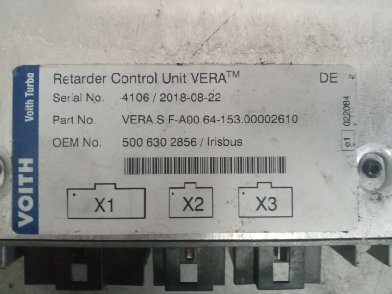 Recambio de modulo electronico para iveco eurorider d-43 referencia OEM IAM 5006302856 CENTRALITA RETARDER 
