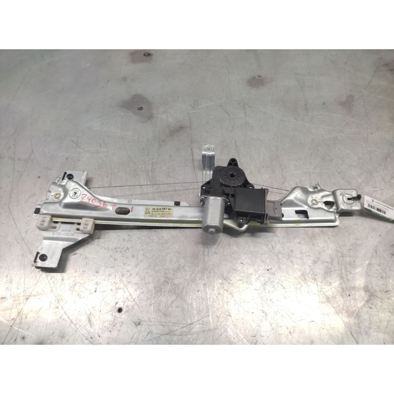 Recambio de elevalunas trasero izquierdo para peugeot 3008 monospace (0u_) 1.6 hdi referencia OEM IAM 9682808780  6 PINS