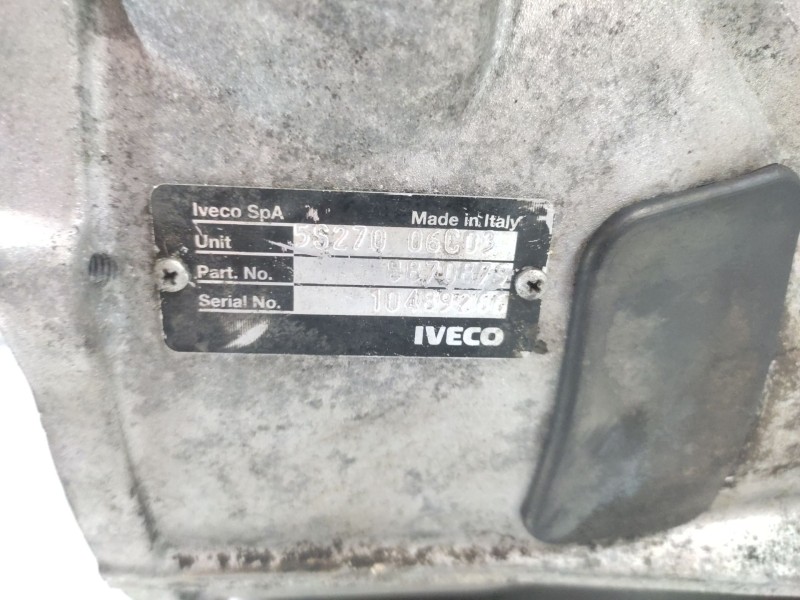Recambio de caja cambios para iveco daily combi 2.3 diesel cat referencia OEM IAM 5S27006C03 10489266 8870879
