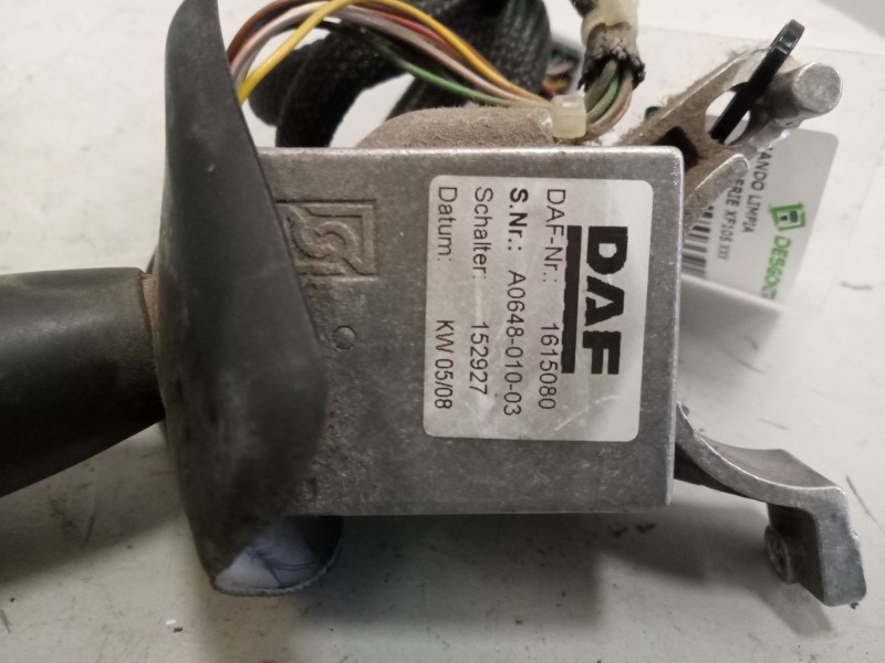 Recambio de mando limpia para daf serie xf105.xxx 12.9 diesel referencia OEM IAM 1615080  