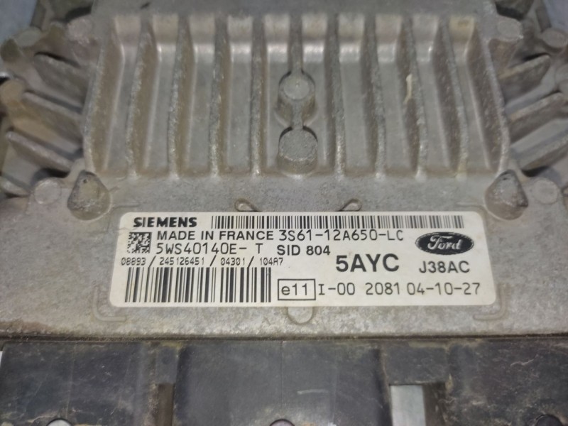 Recambio de centralita motor uce para ford fusion (cbk) ambiente referencia OEM IAM 3S6112A650LC  