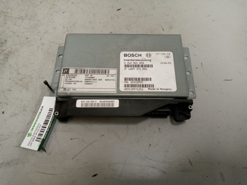 Recambio de modulo electronico para daf serie xf105.xxx 12.9 diesel referencia OEM IAM 1686847 CENTRALITA INTARDER 0260001028