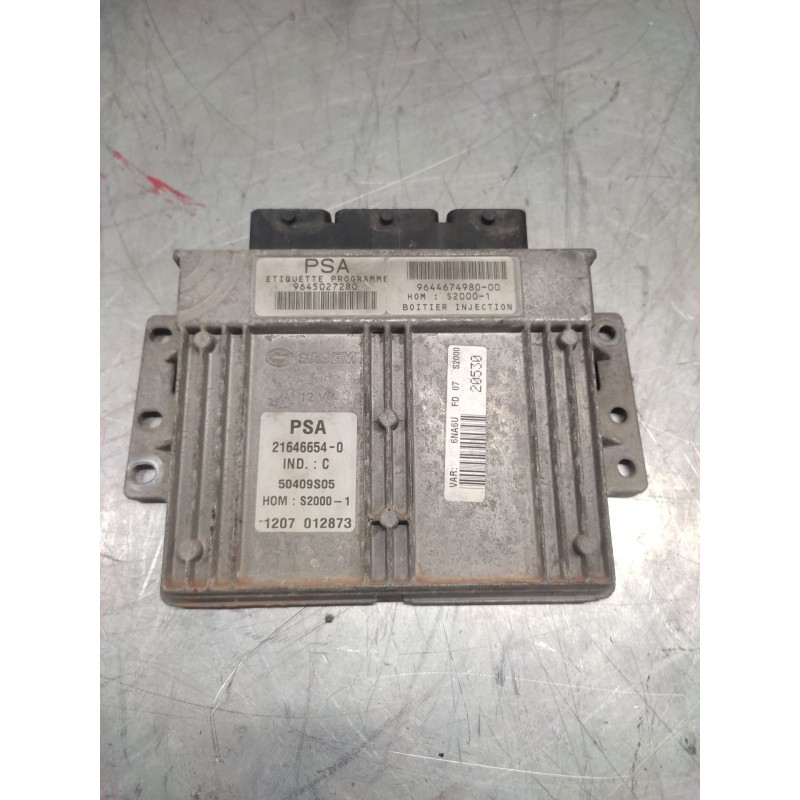 Recambio de centralita motor uce para citroën xsara picasso 1.8 16v referencia OEM IAM 9645027280  9644674980