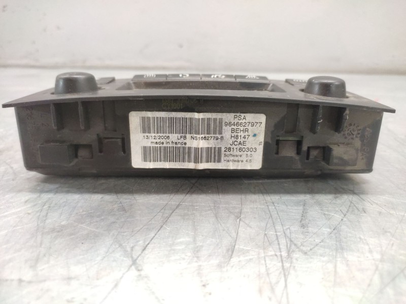 Recambio de mando climatizador para peugeot 307 sw (3h) 1.6 16v referencia OEM IAM 9646627977  