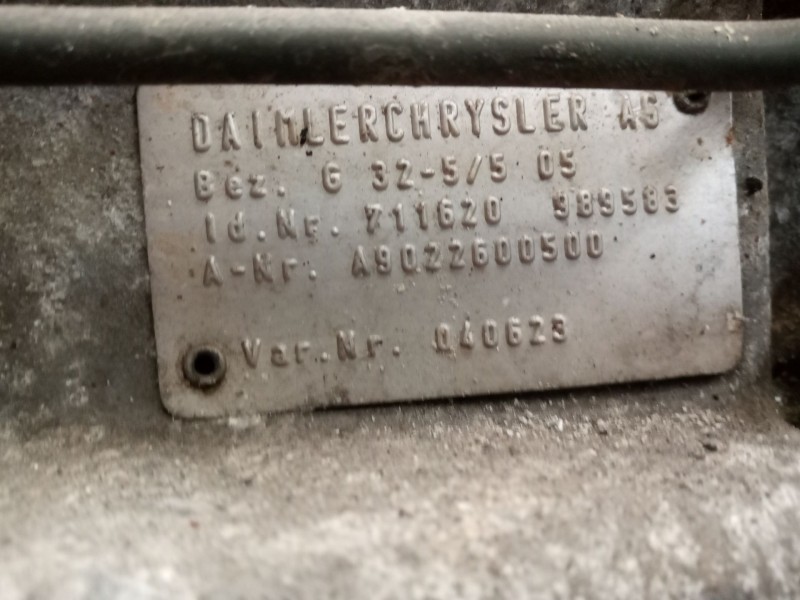 Recambio de caja cambios para mercedes-benz sprinter (w901,w903) combi 310 d (903.471-472) referencia OEM IAM G32-5/5 A902260050