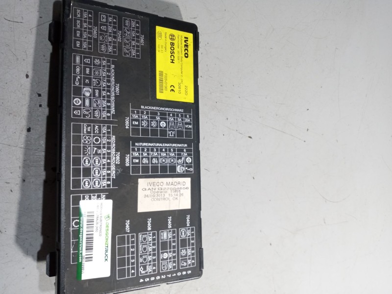 Recambio de modulo electronico para iveco stralis (as) fsa t / p 4x2 gran espacio referencia OEM IAM 5801599811  