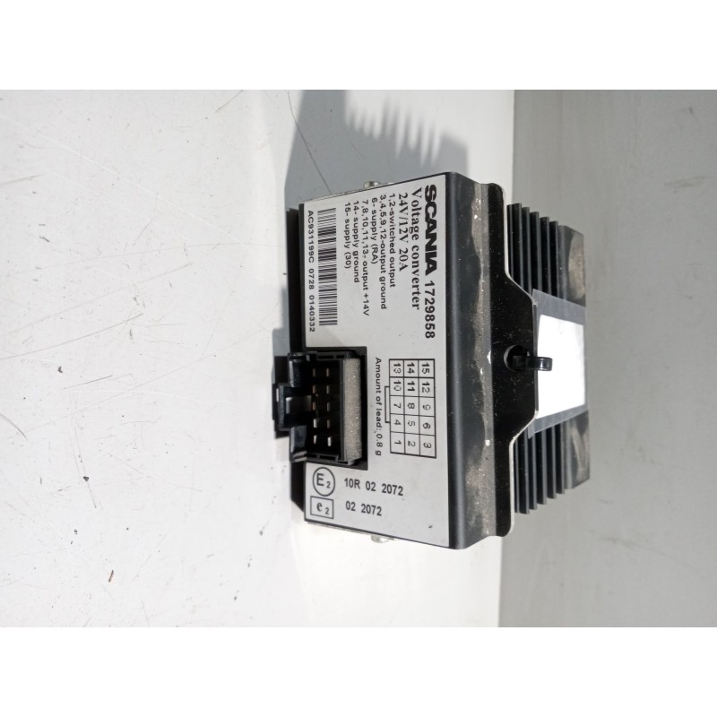 Recambio de modulo electronico para scania serie p/g/r (c-clase) 11.7 diesel referencia OEM IAM 1729858  