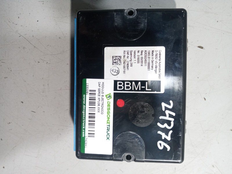 Recambio de modulo electronico para daf serie xf106.xxx referencia OEM IAM 1740941  