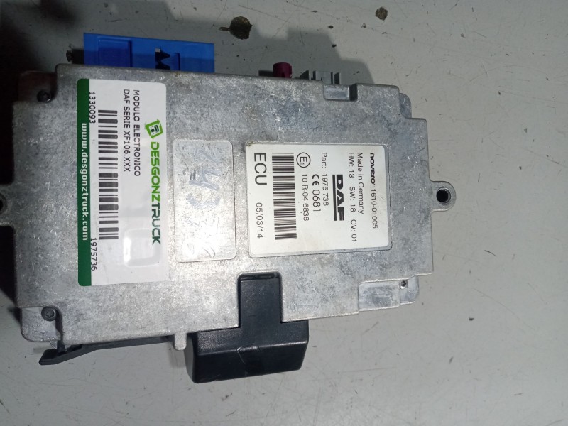 Recambio de modulo electronico para daf serie xf106.xxx referencia OEM IAM 1975736  