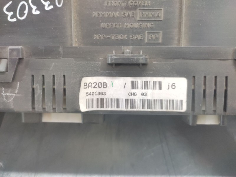 Recambio de cuadro instrumentos para nissan primera berlina (p12) acenta referencia OEM IAM BA20B  5401363