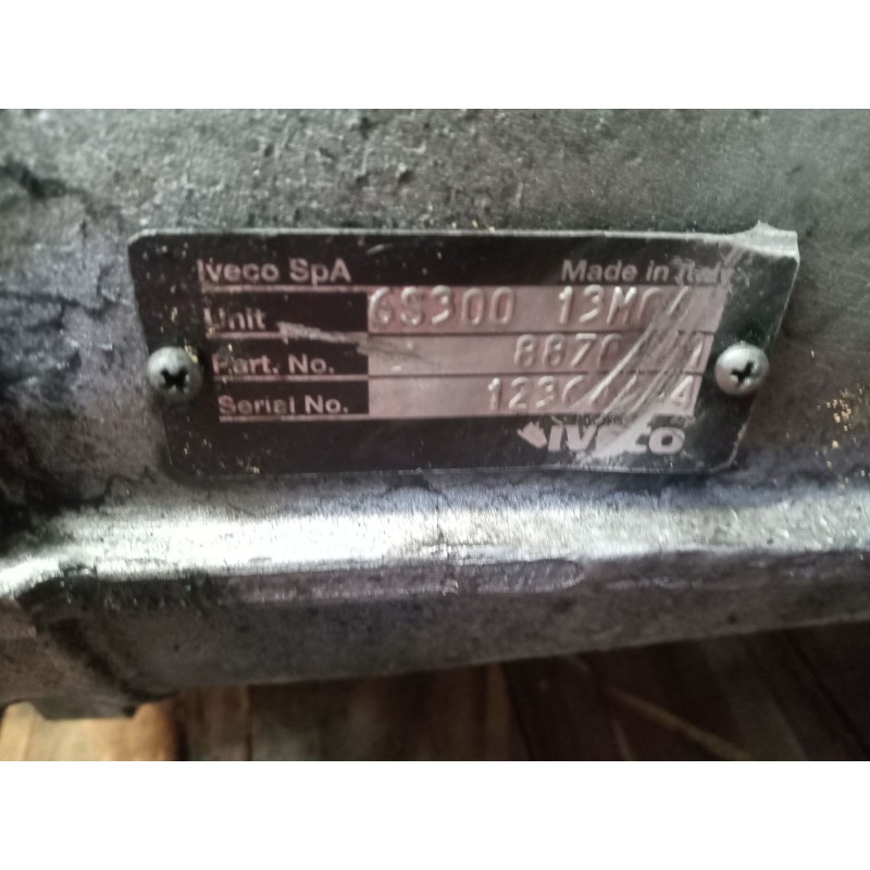 Recambio de caja cambios para iveco daily chasis- cabina (1999 =>) 2.8 diesel cat referencia OEM IAM 6S300  8870921