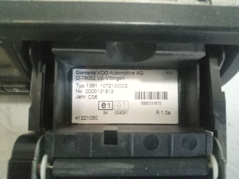 Recambio de tacografo para iveco eurorider c43a referencia OEM IAM 13811072100002 41221050 0000131813