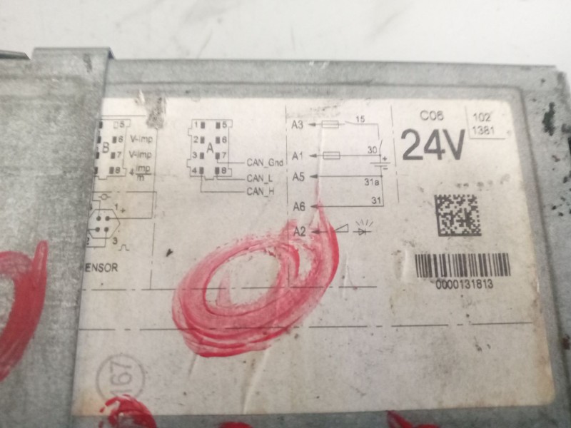 Recambio de tacografo para iveco eurorider c43a referencia OEM IAM 13811072100002 41221050 0000131813