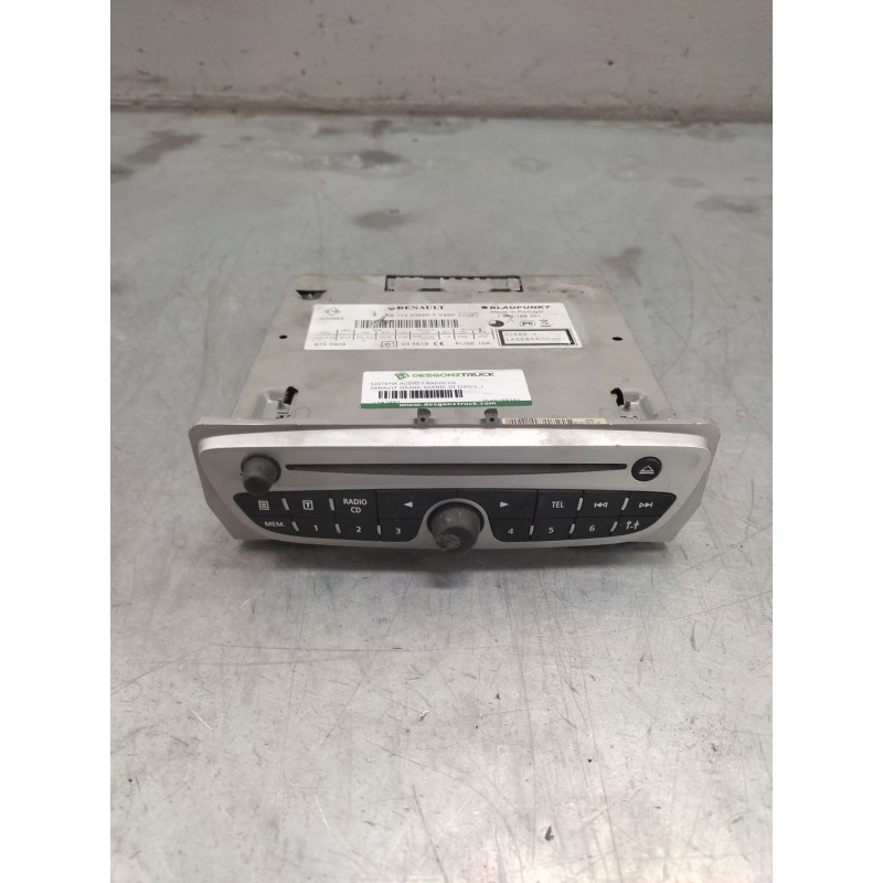 Recambio de sistema audio / radio cd para renault grand scénic iii (jz0/1_) 1.5 dci referencia OEM IAM 7649189391  