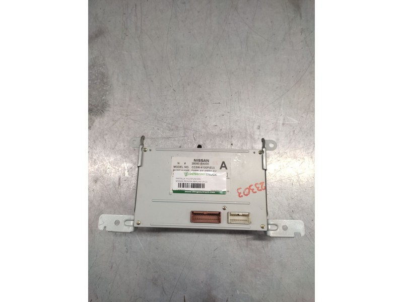 Recambio de pantalla multifuncion para nissan primera berlina (p12) acenta referencia OEM IAM 28090BA000  