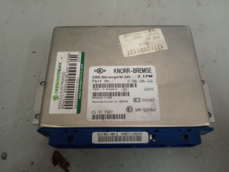 Recambio de modulo electronico para renault magnum ab diesel referencia OEM IAM 21377527 7422358919 0486106116