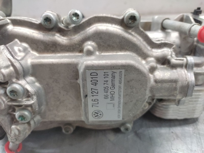 Recambio de soporte filtro gasoil para volkswagen touareg (7l6) tdi v10 referencia OEM IAM 7L6127401D  
