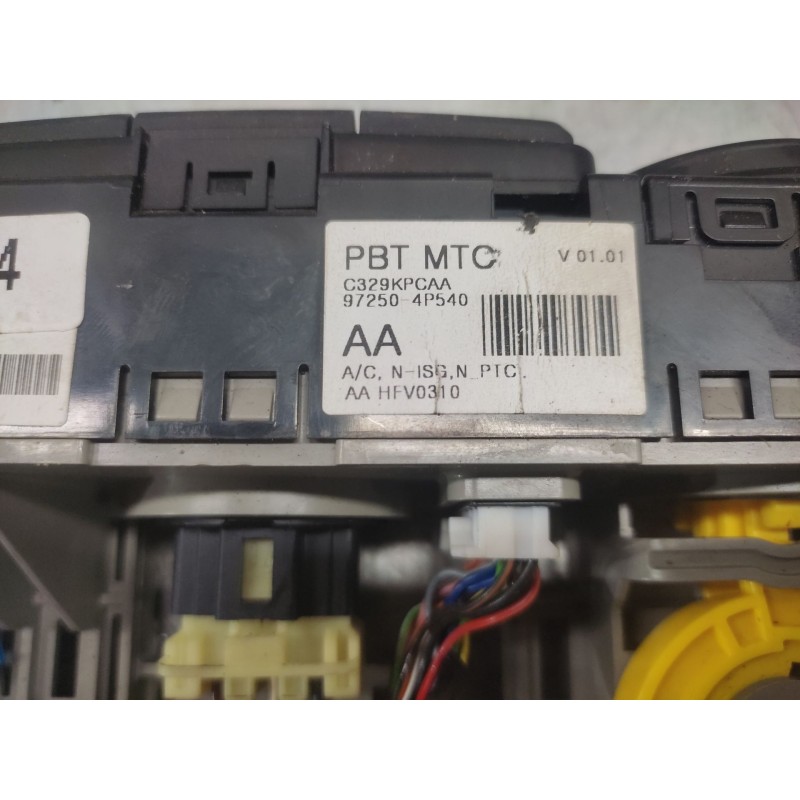 Recambio de mando calefaccion / aire acondicionado para hyundai i20 i (pb, pbt) 1.6 crdi referencia OEM IAM 972504P540  