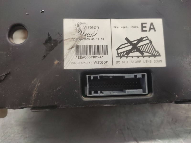 Recambio de cuadro instrumentos para ford fiesta (cbk) ambiente referencia OEM IAM 4S6F10849EA  