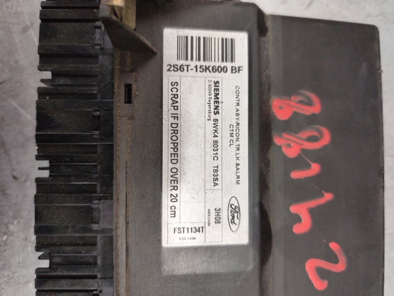 Recambio de modulo electronico para ford fiesta (cbk) ambiente referencia OEM IAM 2S6T15K600BF  