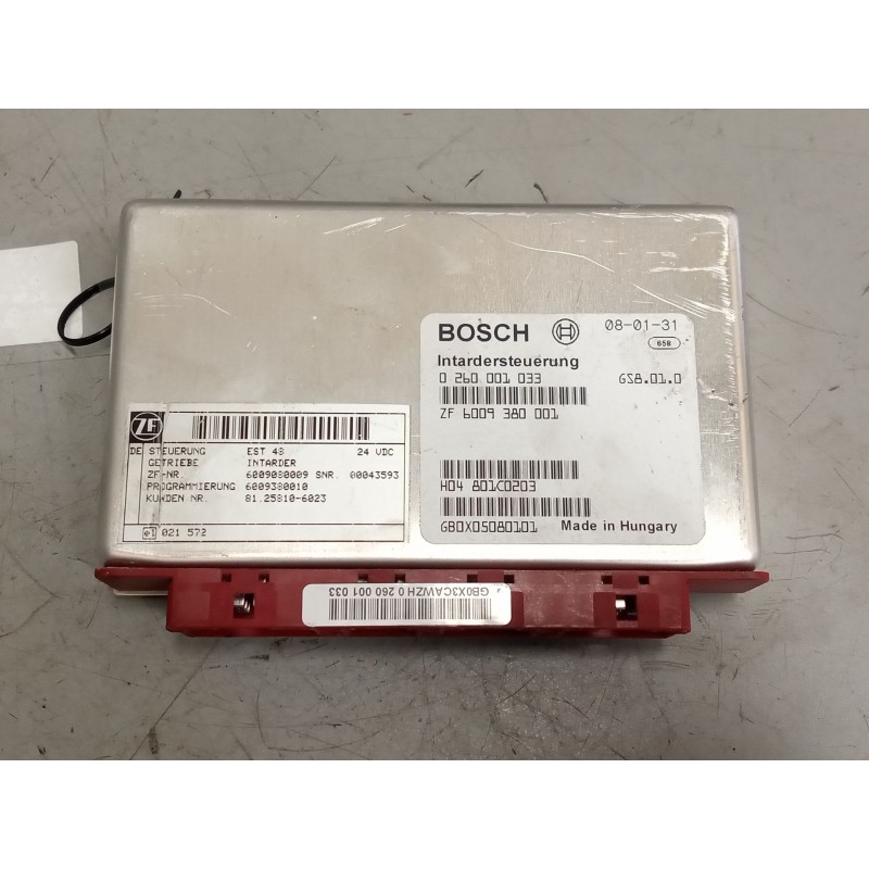 Recambio de modulo electronico para man tgx 18.xxx 12.4 diesel referencia OEM IAM 81258106023 CENTRALITA INTARDER 0260001033