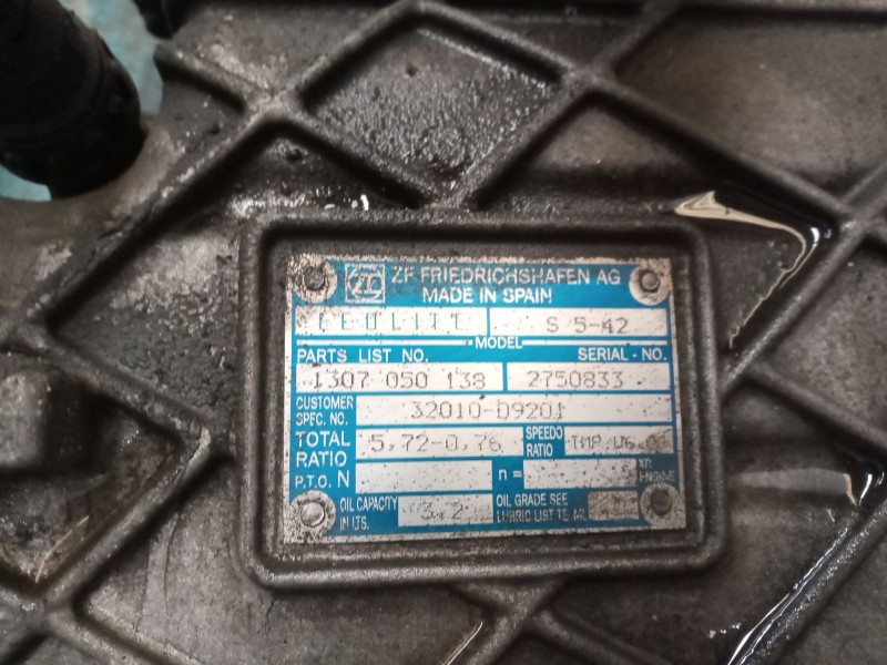 Recambio de caja cambios para nissan trucks atleon tk10.95 referencia OEM IAM S542 32010D9201 1307050138