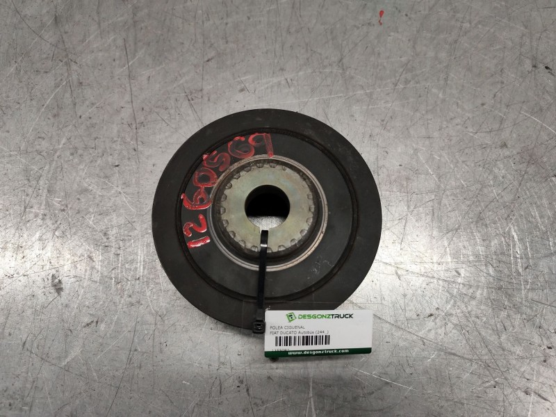 Recambio de polea cigueñal para fiat ducato autobús (244_) 2.8 td referencia OEM IAM   