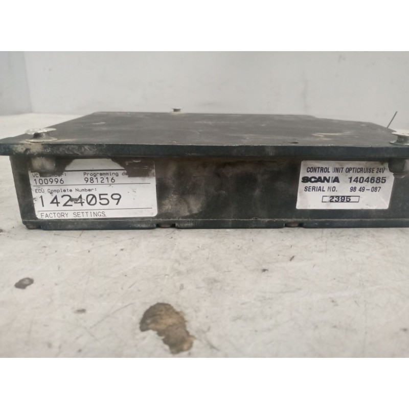 Recambio de modulo electronico para scania serie 4 (p/r 144 c) 14.2 diesel referencia OEM IAM 1404685 CENTRALITA OPTICRUISE 1424