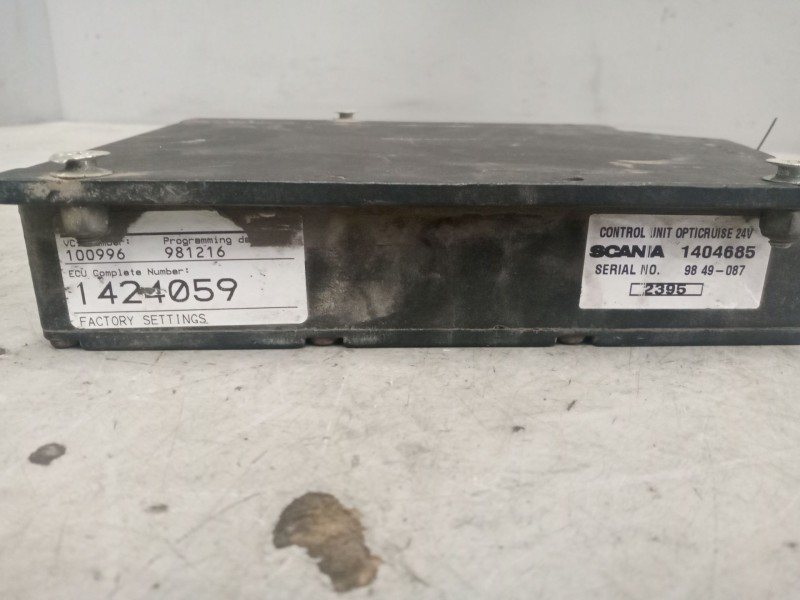 Recambio de modulo electronico para scania serie 4 (p/r 144 c) 14.2 diesel referencia OEM IAM 1404685 CENTRALITA OPTICRUISE 1424