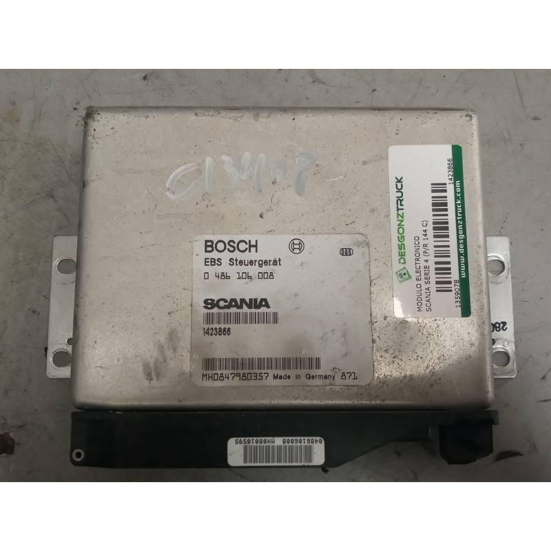 Recambio de modulo electronico para scania serie 4 (p/r 144 c) 14.2 diesel referencia OEM IAM 1423866 CENTRALITA EBS 0486106008