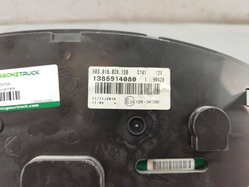 Recambio de cuadro instrumentos para peugeot boxer furgoneta 2.0 bluehdi 130 referencia OEM IAM 1385914080  