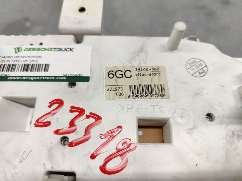 Recambio de cuadro instrumentos para suzuki ignis rm (mh) referencia OEM IAM 341006GC  3410086GC0