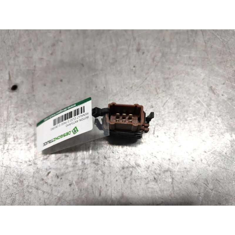 Recambio de boton antivaho para renault clio ii fase ii (b/cb0) authentique referencia OEM IAM  6 PINS 