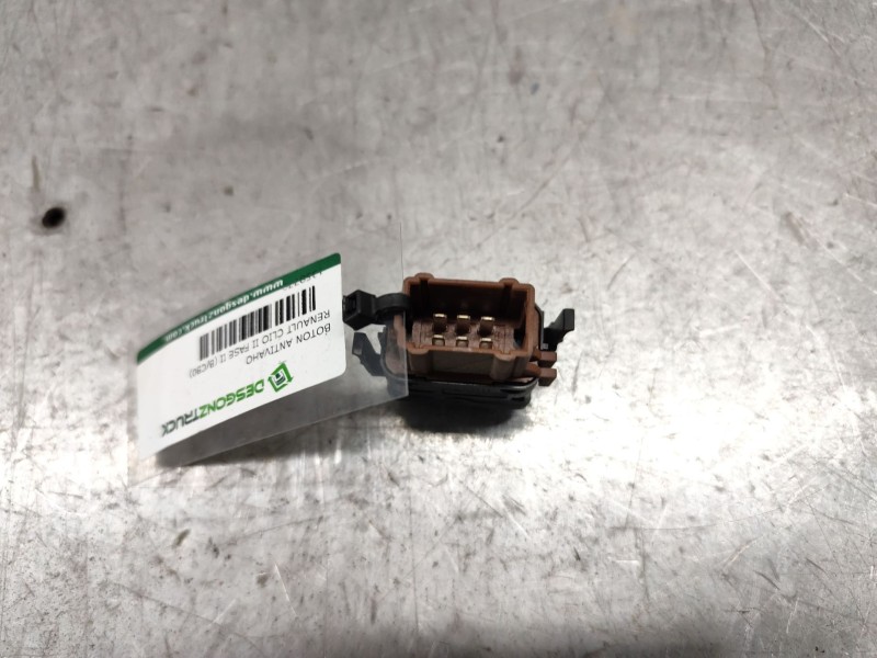 Recambio de boton antivaho para renault clio ii fase ii (b/cb0) authentique referencia OEM IAM  6 PINS 