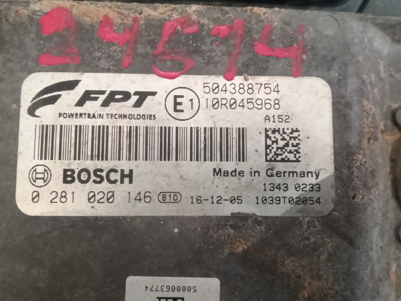 Recambio de centralita motor edc para iveco stralis (as) 12.9 diesel referencia OEM IAM 504388754  0281020146