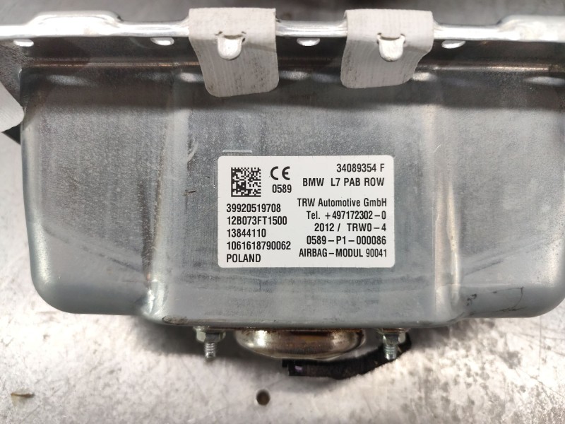 Recambio de kit airbag para bmw 3 (f30, f80) 320 d xdrive referencia OEM IAM 679133207 6577926721402 34089354F