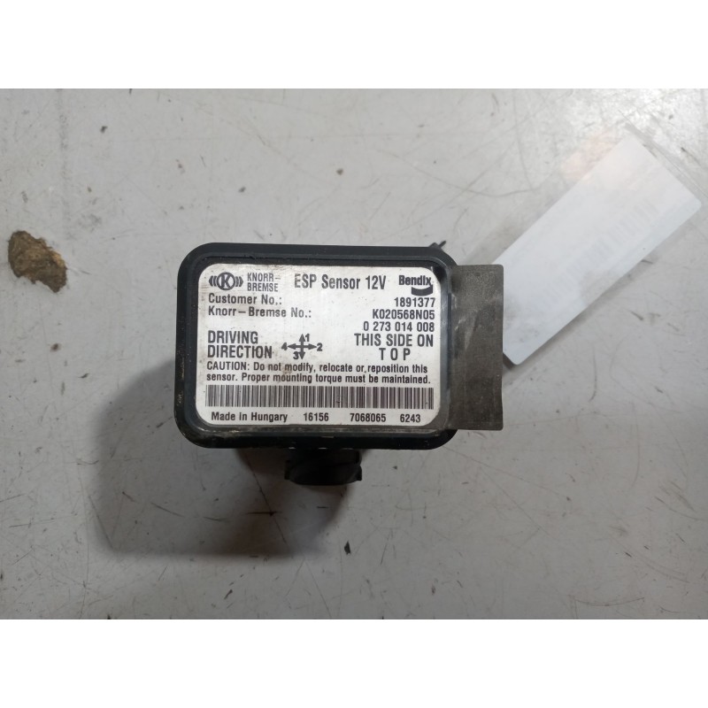 Recambio de sensor esp para scania serie p/g/r (l-clase) 12.7 diesel referencia OEM IAM 1891377 K020568N05 0273014008
