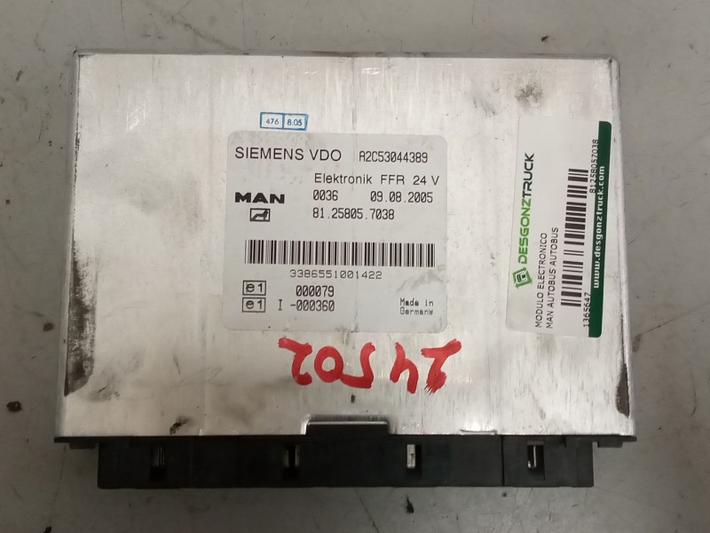 Recambio de modulo electronico para man autobus autobus 18.463 hocl referencia OEM IAM 81258057038  
